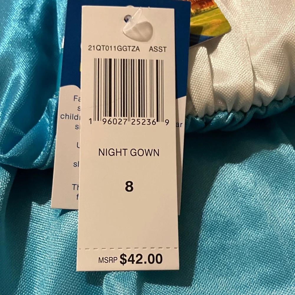 Disney Encanto Cream‎ and Blue Mirabel Character Nightgown Size 8 - Picture 11 of 13